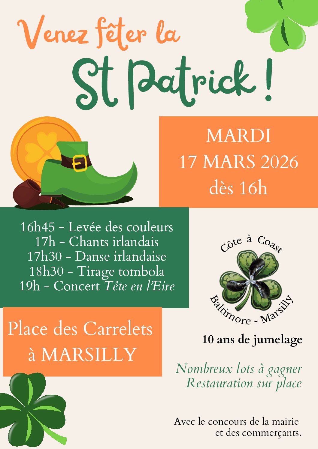 Marsilly fête la Saint-Patrick