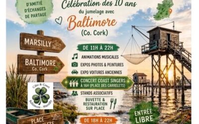 MARSILLY CELEBRE LES 10 ANS DU JUMELAGE AVEC BALTIMORE (CO.CORK)